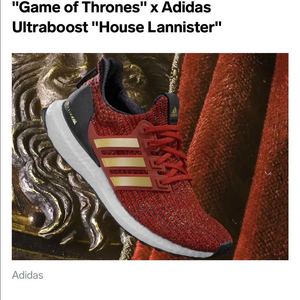 Adidas - Game of Thrones - Lannister - UltraBoost - TenniShoes